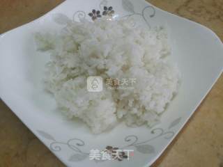 金沙炒饭的做法步骤：1