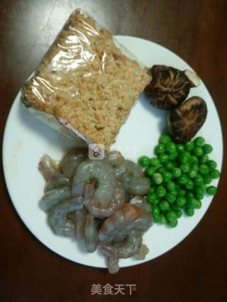茄汁锅粑虾仁的做法步骤：1