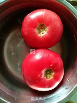 番茄虾仁豆腐汤的做法步骤：1