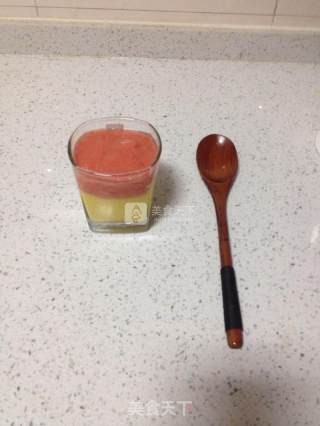 芒果番茄双色果汁的做法步骤：6