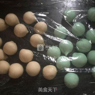 双色开花酥的做法步骤：6
