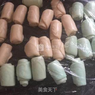 双色开花酥的做法步骤：8
