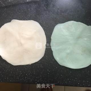双色开花酥的做法步骤：9
