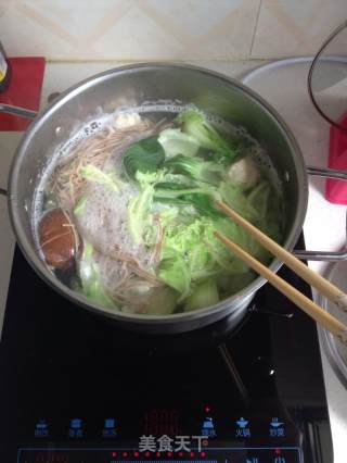 蔬菜什锦面+葱花酱的做法步骤：6