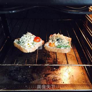 芦笋芝士吐司Pizza的做法步骤：6