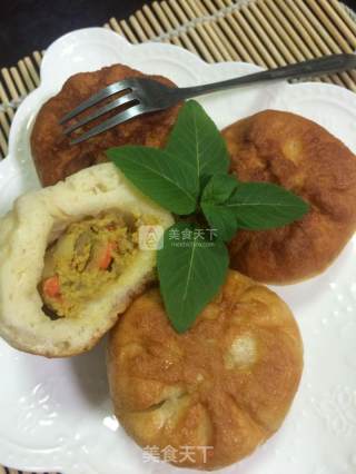 咖喱牛肉煎包的做法步骤：10