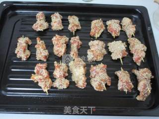 芝麻牙签牛肉的做法步骤：5