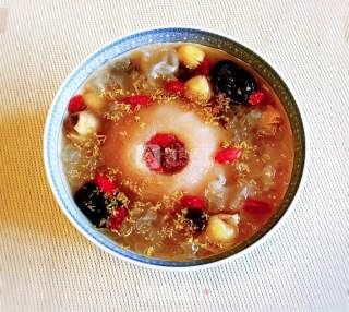 莲子银耳炖雪梨的做法步骤：9