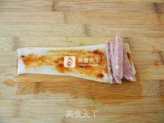 杏鲍菇红肠卷的做法步骤：8