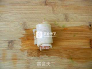 杏鲍菇红肠卷的做法步骤：9