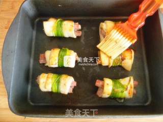 杏鲍菇红肠卷的做法步骤：13