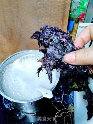 紫菜鲜虾粥的做法步骤：6