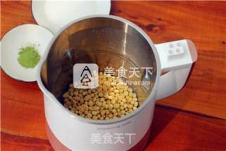 抹茶豆浆的做法步骤：3