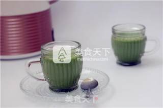 抹茶豆浆的做法步骤：10