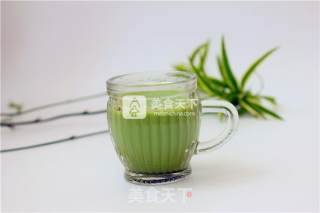 抹茶豆浆的做法步骤：12