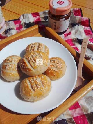 玫瑰酱小麦饼的做法步骤：21