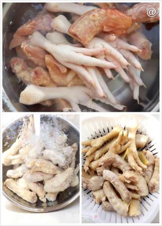 秘制酱烧鸡脖凤爪双拼的做法步骤：2