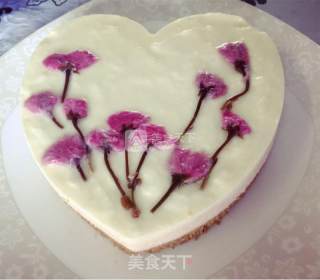樱花芝士蛋糕的做法步骤：7