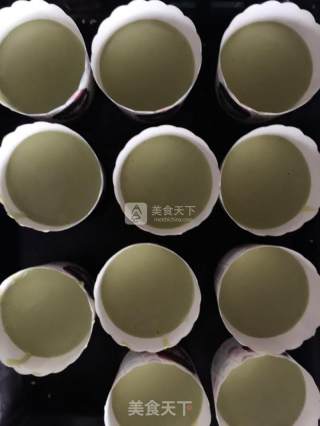 青汁小蛋糕的做法步骤：10