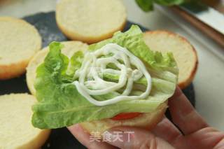 迷你鸡腿汉堡的做法步骤：13