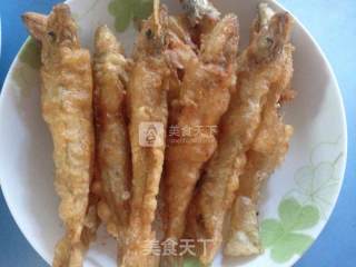 香炸梭子鱼的做法步骤：6