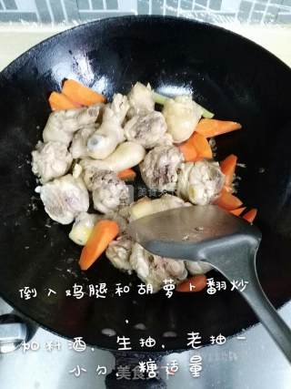 快手菜 之 快手版黄焖鸡的做法步骤：3