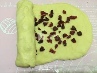 蔓越莓鲜奶吐司~面包机＋烤箱简单综合法的做法步骤：10