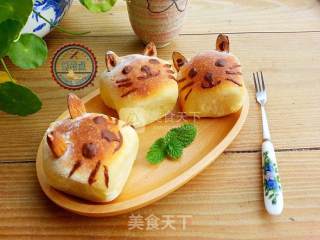 挤挤小猫面包的做法步骤：12