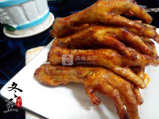 酱香烤鸡爪的做法步骤：7