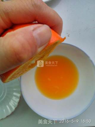 香橙蛋糕卷的做法步骤：6