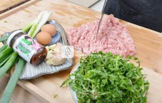 香菇酱荠菜饺子的做法步骤：5