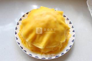 诱惑难挡——芒果千层蛋糕的做法步骤：14