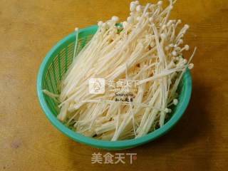 豆豉炒金针菇的做法步骤：3