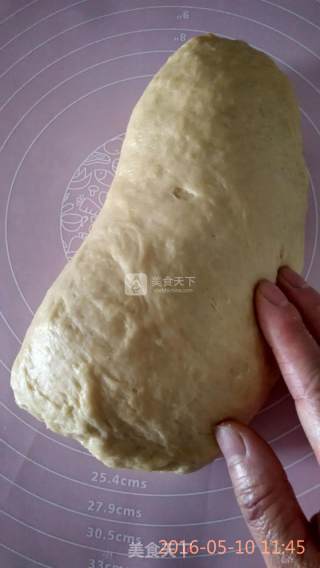 免揉编花面包的做法步骤：5
