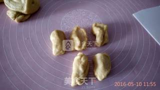 免揉编花面包的做法步骤：10