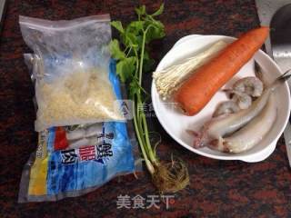 海鲜羹的做法步骤：1