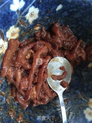 鸡蛋肉丝炒饼…还有圆白菜的做法步骤：4