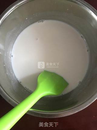 椰奶红豆糕的做法步骤：3