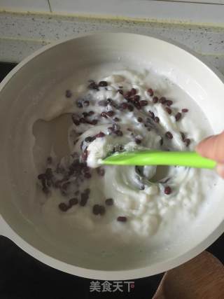 椰奶红豆糕的做法步骤：5