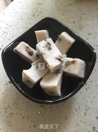 椰奶红豆糕的做法步骤：9