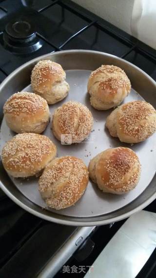 原味芝麻面包的做法步骤：4
