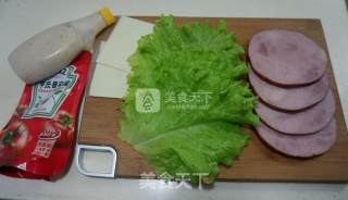 火腿汉堡的做法步骤：11