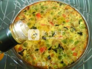 亚麻籽油杂蔬烘蛋的做法步骤：11