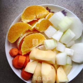 Rainbow Fruit shake彩虹果昔的做法步骤：2