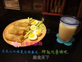 春卷春饼卷酱肘子的做法步骤：10