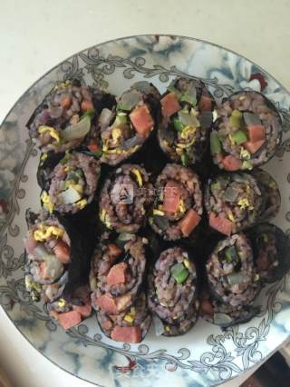 紫菜卷饭的做法步骤：8