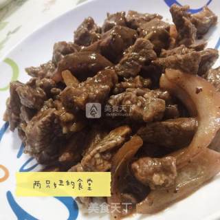 黑胡椒牛肉的做法步骤：4