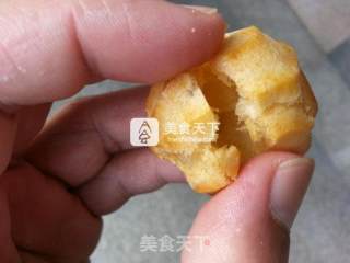 卡仕达泡芙的做法步骤：13