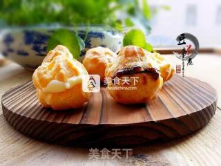 卡仕达泡芙的做法步骤：17