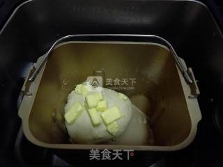 蜜豆花型面包的做法步骤：2